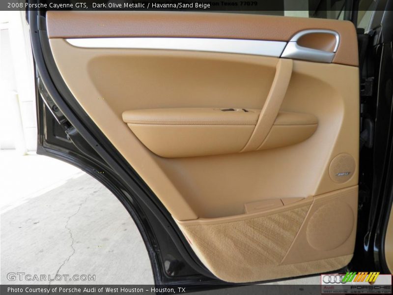 Dark Olive Metallic / Havanna/Sand Beige 2008 Porsche Cayenne GTS