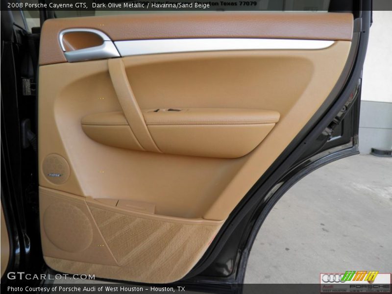Dark Olive Metallic / Havanna/Sand Beige 2008 Porsche Cayenne GTS