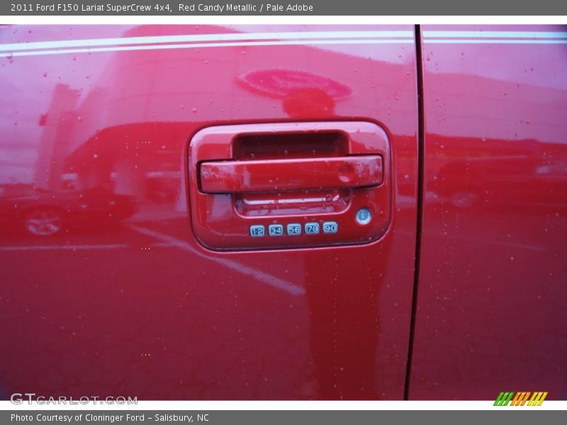 Red Candy Metallic / Pale Adobe 2011 Ford F150 Lariat SuperCrew 4x4