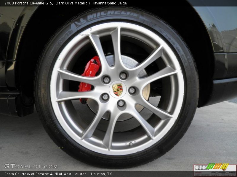 Dark Olive Metallic / Havanna/Sand Beige 2008 Porsche Cayenne GTS
