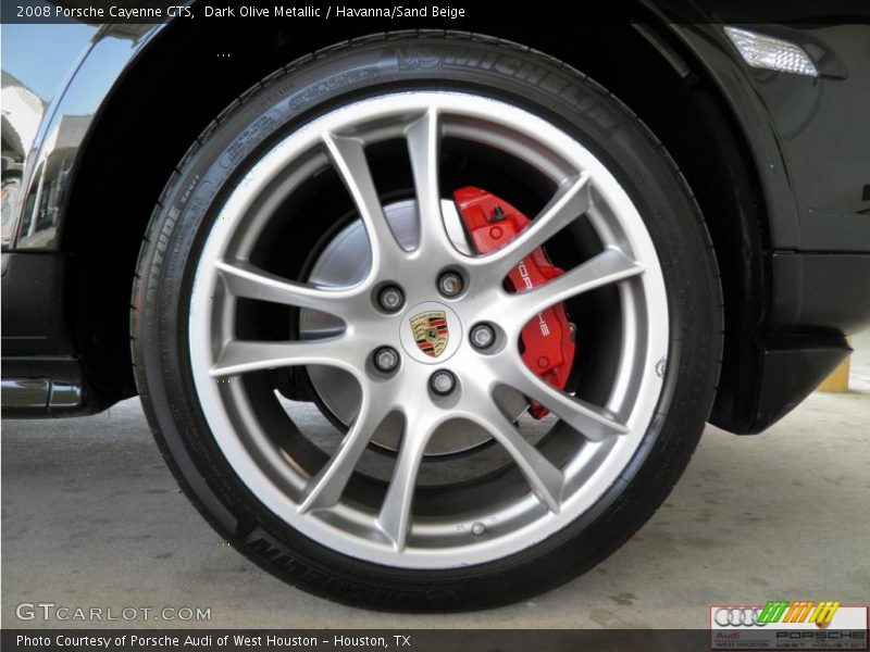Dark Olive Metallic / Havanna/Sand Beige 2008 Porsche Cayenne GTS