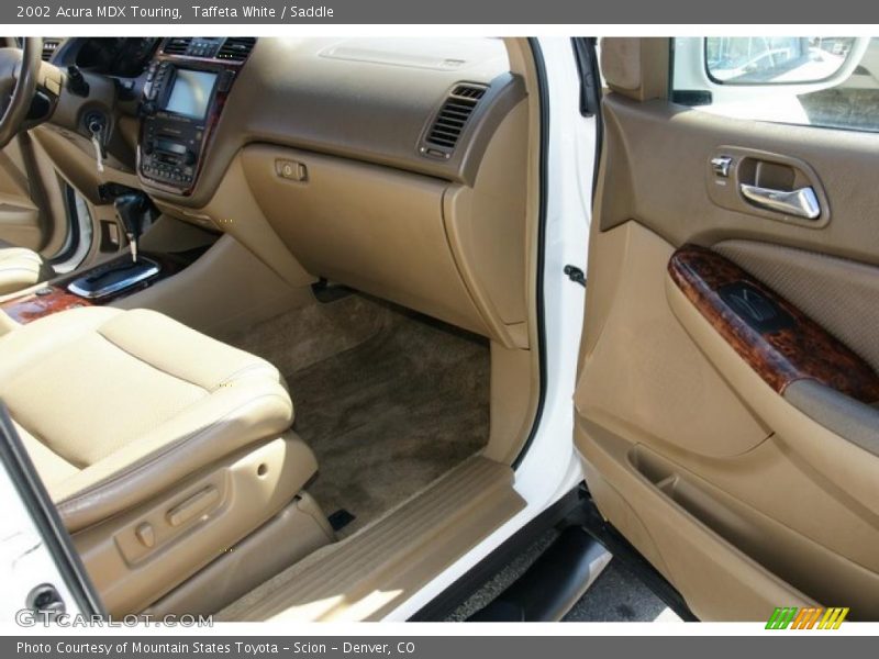 Taffeta White / Saddle 2002 Acura MDX Touring