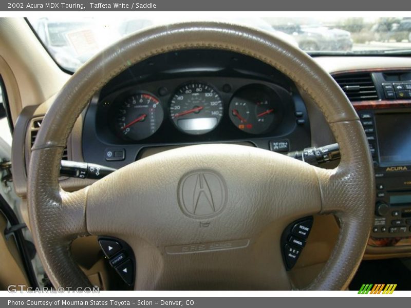 Taffeta White / Saddle 2002 Acura MDX Touring
