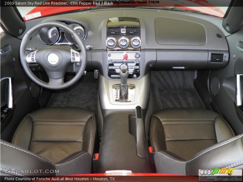 Chili Pepper Red / Black 2009 Saturn Sky Red Line Roadster