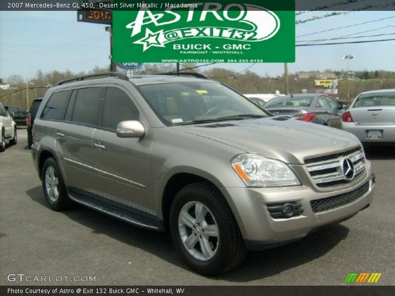 Desert Silver Metallic / Macadamia 2007 Mercedes-Benz GL 450