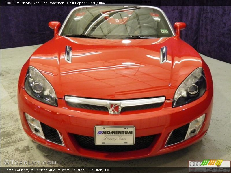 Chili Pepper Red / Black 2009 Saturn Sky Red Line Roadster