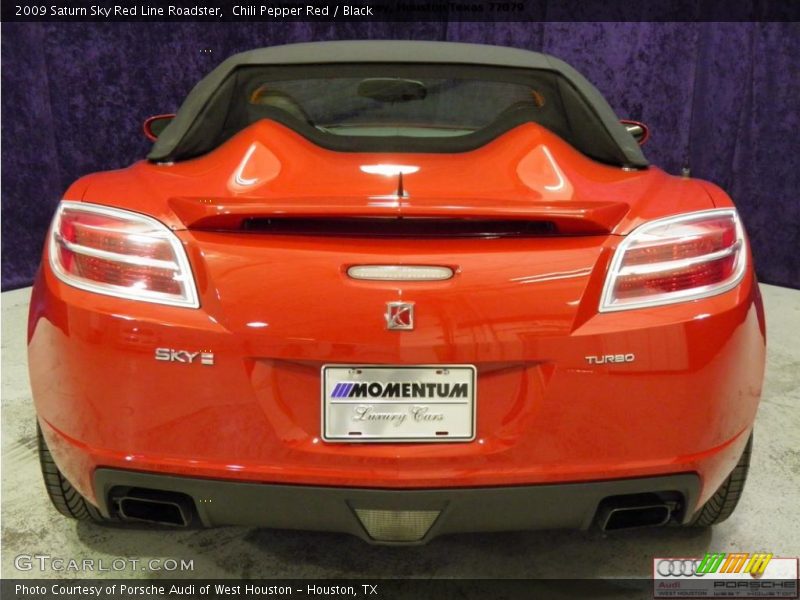 Chili Pepper Red / Black 2009 Saturn Sky Red Line Roadster