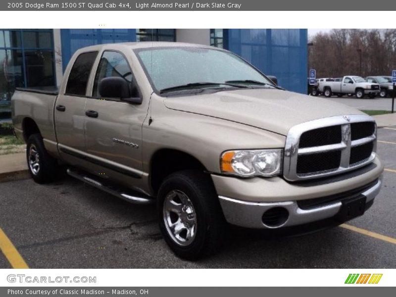 Light Almond Pearl / Dark Slate Gray 2005 Dodge Ram 1500 ST Quad Cab 4x4