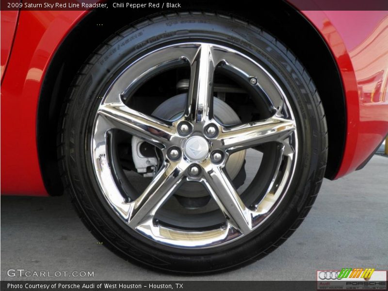 Chili Pepper Red / Black 2009 Saturn Sky Red Line Roadster