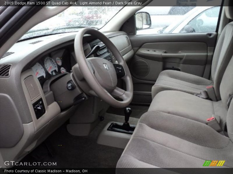 Light Almond Pearl / Dark Slate Gray 2005 Dodge Ram 1500 ST Quad Cab 4x4