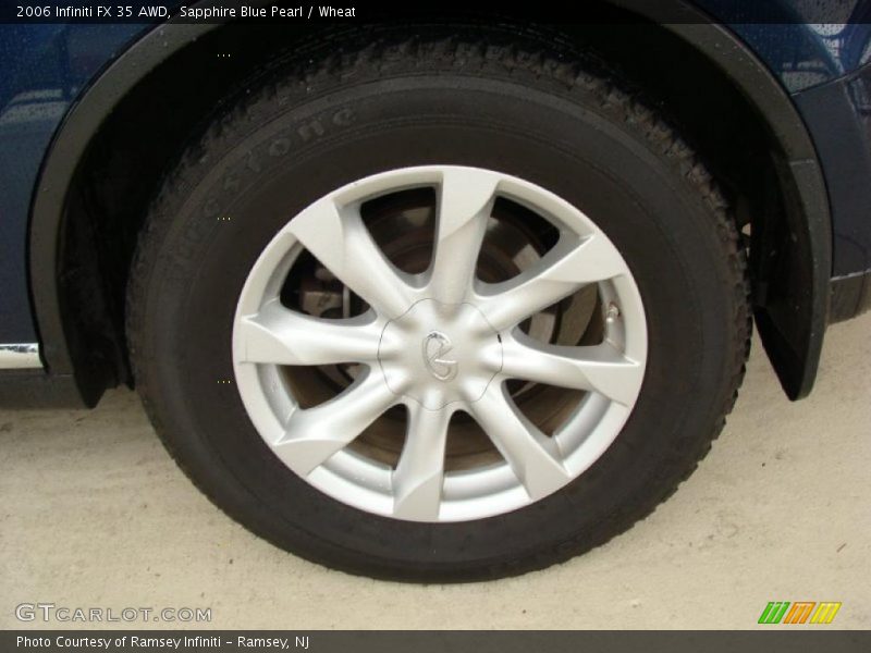 Sapphire Blue Pearl / Wheat 2006 Infiniti FX 35 AWD