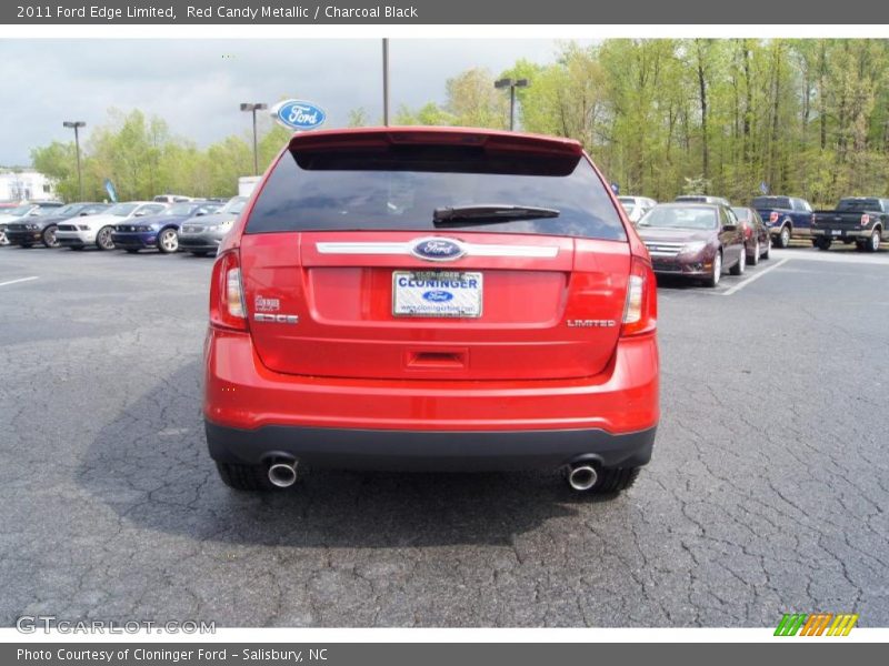 Red Candy Metallic / Charcoal Black 2011 Ford Edge Limited