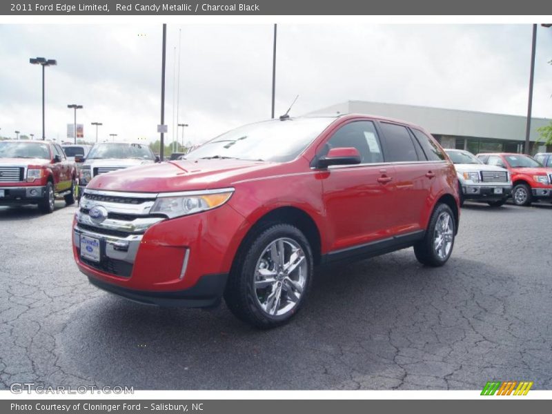 Red Candy Metallic / Charcoal Black 2011 Ford Edge Limited