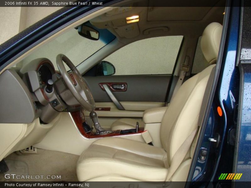 Sapphire Blue Pearl / Wheat 2006 Infiniti FX 35 AWD