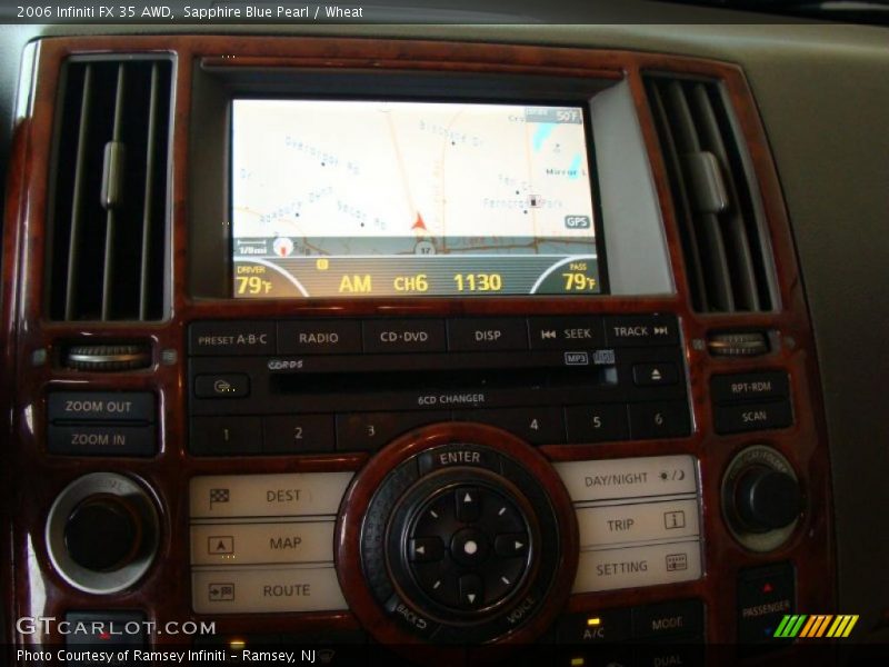 Sapphire Blue Pearl / Wheat 2006 Infiniti FX 35 AWD