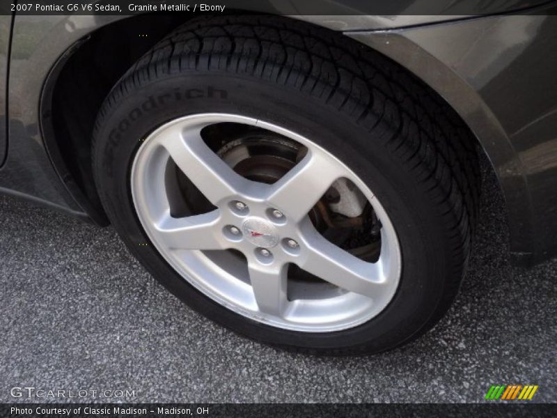 Granite Metallic / Ebony 2007 Pontiac G6 V6 Sedan