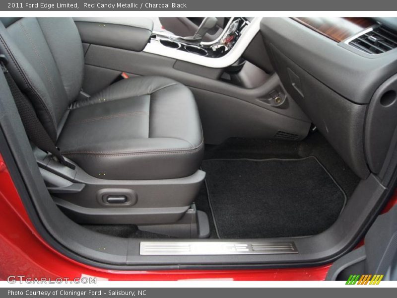Red Candy Metallic / Charcoal Black 2011 Ford Edge Limited