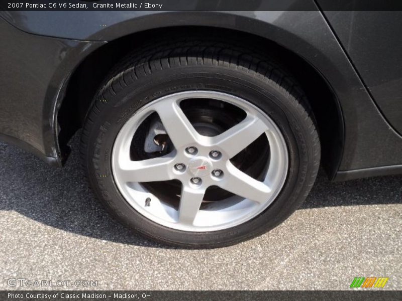 Granite Metallic / Ebony 2007 Pontiac G6 V6 Sedan