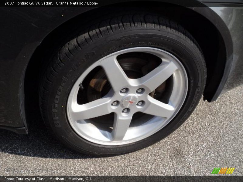 Granite Metallic / Ebony 2007 Pontiac G6 V6 Sedan