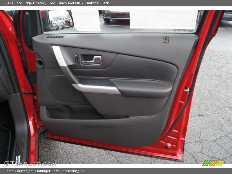 Red Candy Metallic / Charcoal Black 2011 Ford Edge Limited