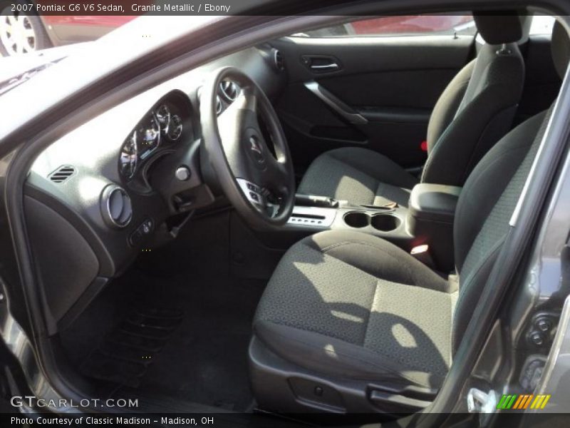 Granite Metallic / Ebony 2007 Pontiac G6 V6 Sedan