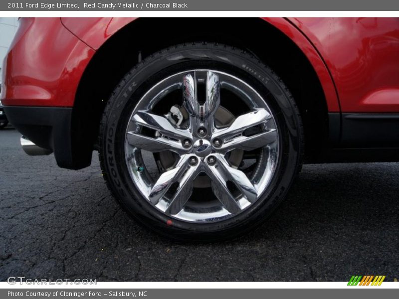 Red Candy Metallic / Charcoal Black 2011 Ford Edge Limited