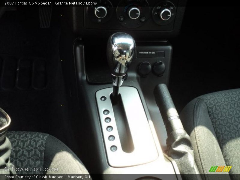 Granite Metallic / Ebony 2007 Pontiac G6 V6 Sedan