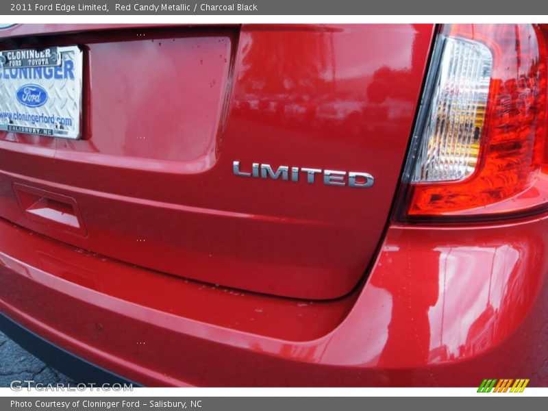 Red Candy Metallic / Charcoal Black 2011 Ford Edge Limited