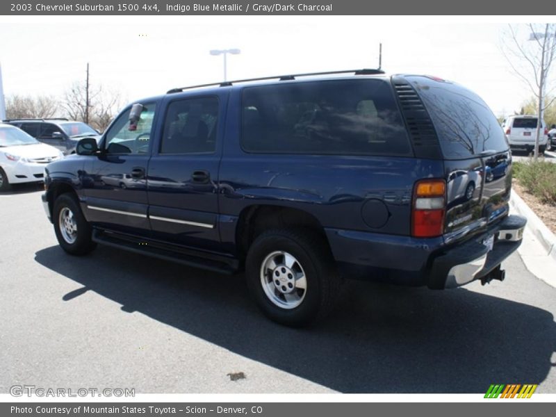 Indigo Blue Metallic / Gray/Dark Charcoal 2003 Chevrolet Suburban 1500 4x4
