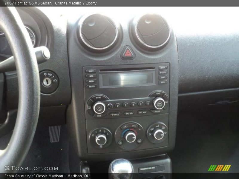 Granite Metallic / Ebony 2007 Pontiac G6 V6 Sedan