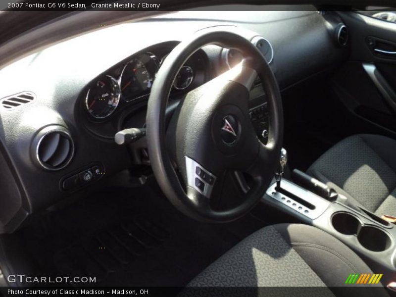 Granite Metallic / Ebony 2007 Pontiac G6 V6 Sedan