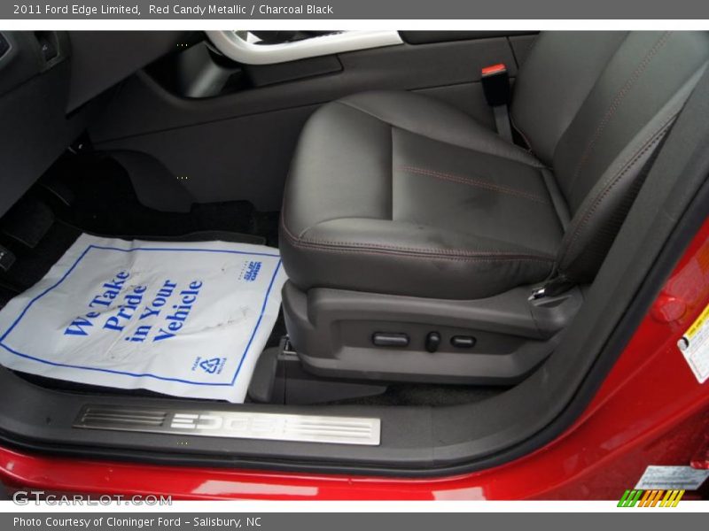 Red Candy Metallic / Charcoal Black 2011 Ford Edge Limited