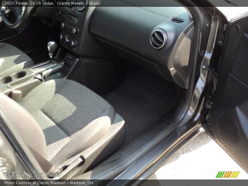 Granite Metallic / Ebony 2007 Pontiac G6 V6 Sedan