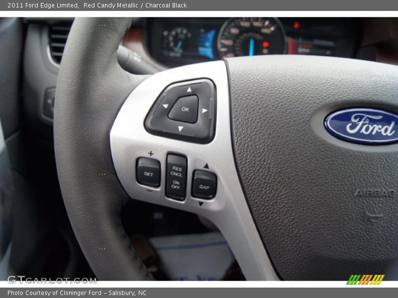 Red Candy Metallic / Charcoal Black 2011 Ford Edge Limited