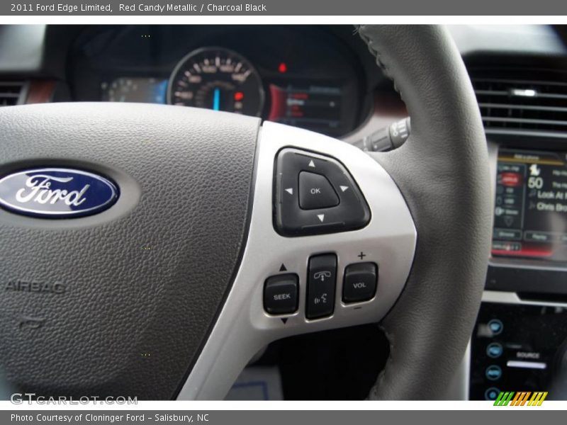 Red Candy Metallic / Charcoal Black 2011 Ford Edge Limited