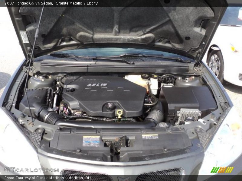 Granite Metallic / Ebony 2007 Pontiac G6 V6 Sedan