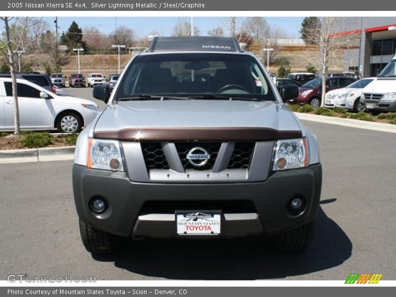 Silver Lightning Metallic / Steel/Graphite 2005 Nissan Xterra SE 4x4