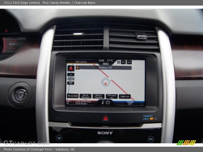 Red Candy Metallic / Charcoal Black 2011 Ford Edge Limited
