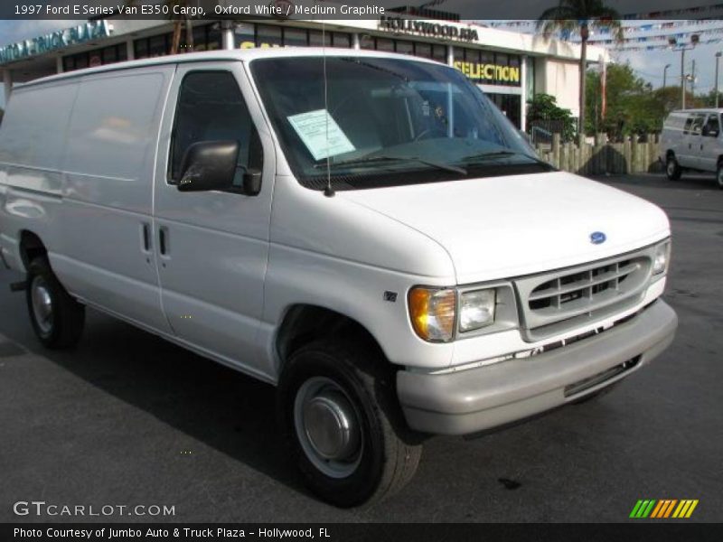 Oxford White / Medium Graphite 1997 Ford E Series Van E350 Cargo