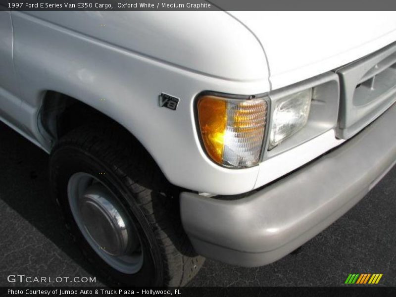 Oxford White / Medium Graphite 1997 Ford E Series Van E350 Cargo