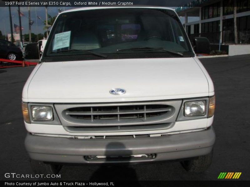Oxford White / Medium Graphite 1997 Ford E Series Van E350 Cargo