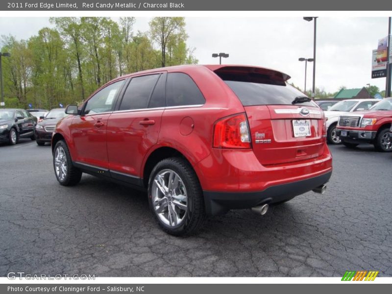 Red Candy Metallic / Charcoal Black 2011 Ford Edge Limited