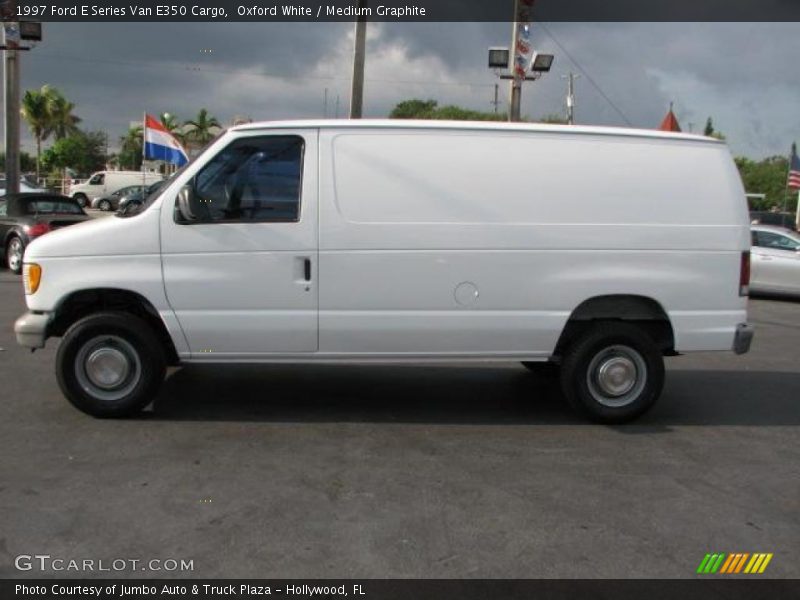 Oxford White / Medium Graphite 1997 Ford E Series Van E350 Cargo
