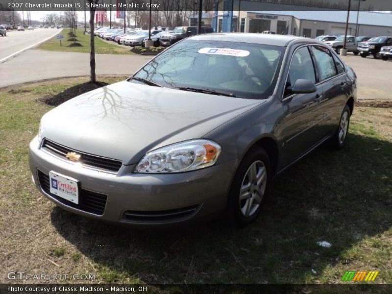 Silverstone Metallic / Gray 2007 Chevrolet Impala LS