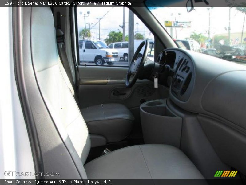 Oxford White / Medium Graphite 1997 Ford E Series Van E350 Cargo