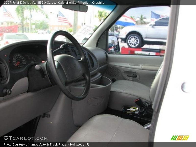 Oxford White / Medium Graphite 1997 Ford E Series Van E350 Cargo