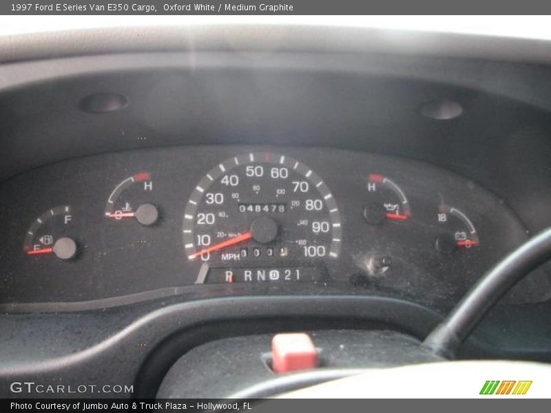 Oxford White / Medium Graphite 1997 Ford E Series Van E350 Cargo