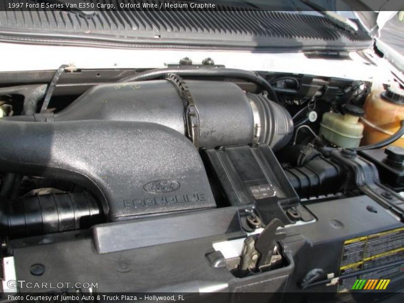 Oxford White / Medium Graphite 1997 Ford E Series Van E350 Cargo