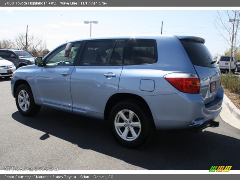 Wave Line Pearl / Ash Gray 2008 Toyota Highlander 4WD