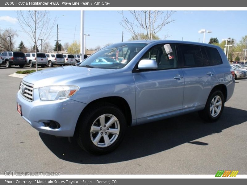Wave Line Pearl / Ash Gray 2008 Toyota Highlander 4WD